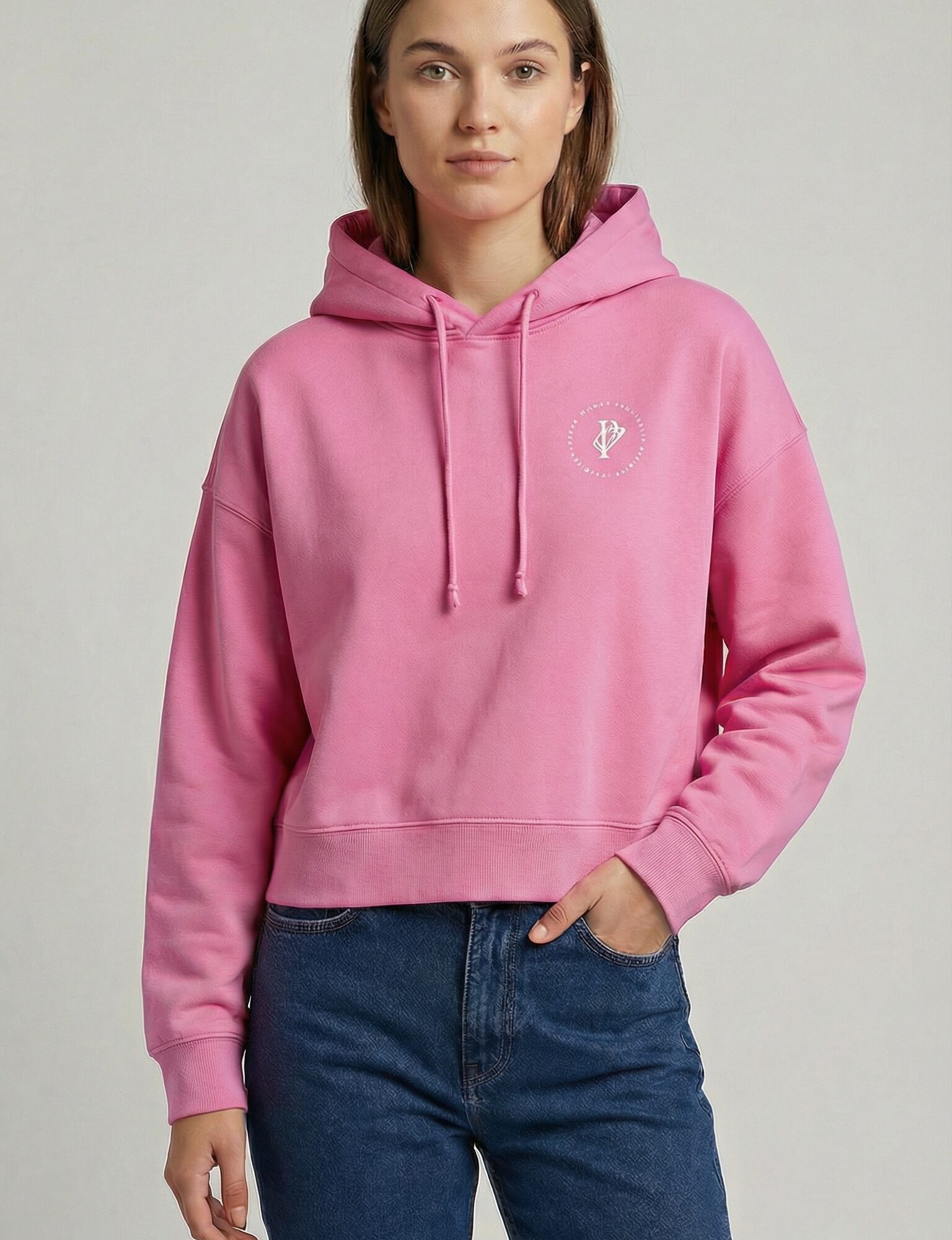 Damen Hoodie – bubble pink
