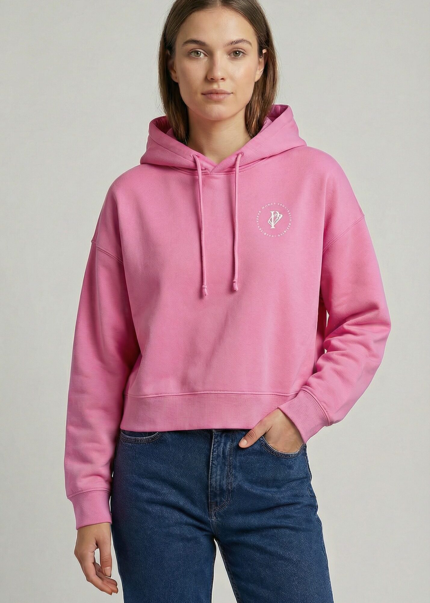 Damen Hoodie – bubble pink