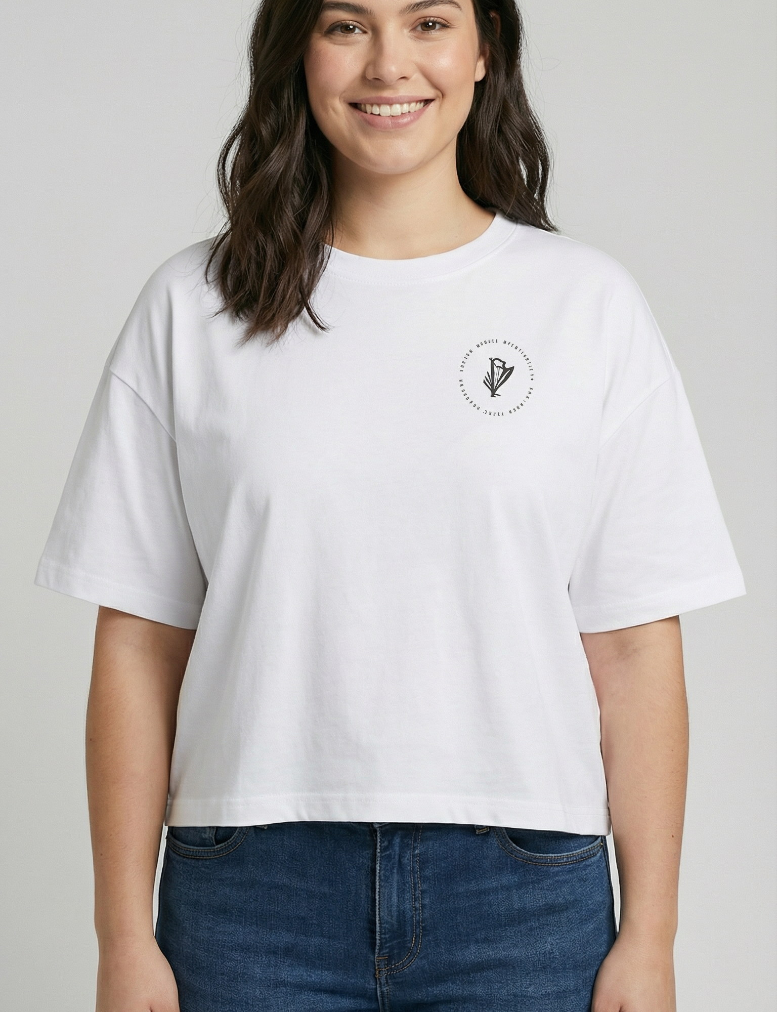 Damen Shirt kurz – white