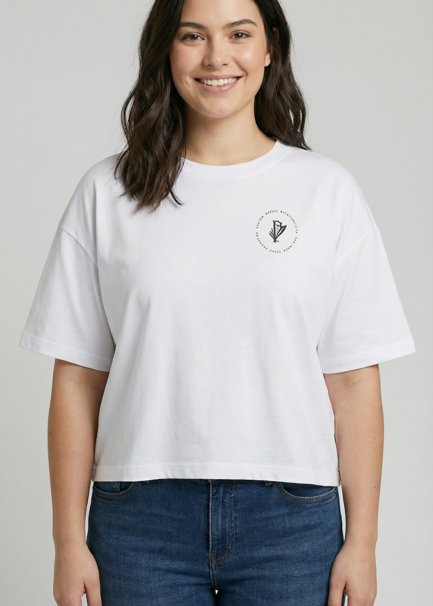 Damen Shirt kurz – white