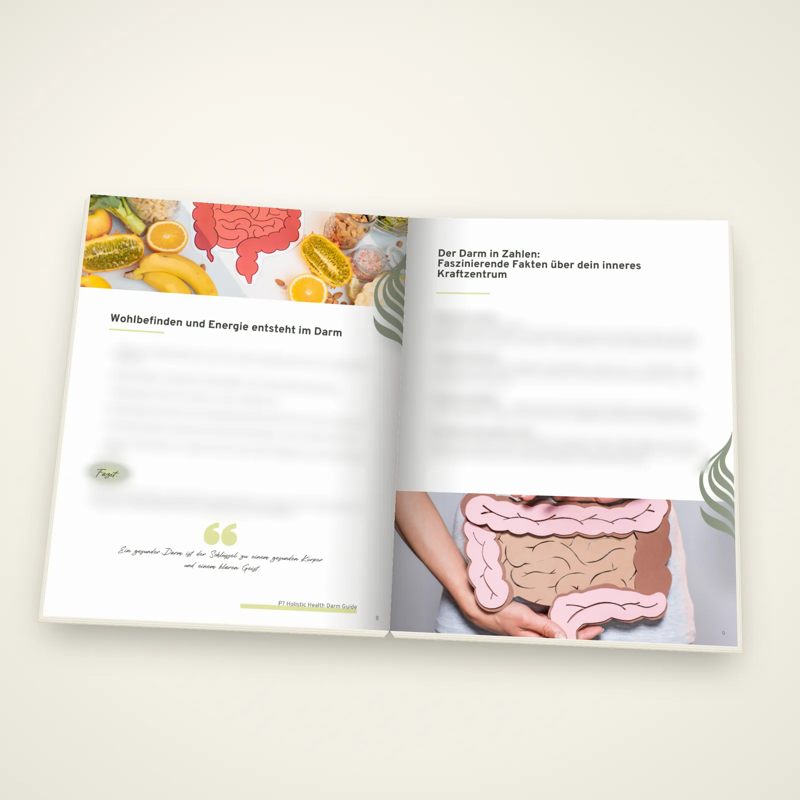 Einblick ins P7 Darm Guide: Aufgeschlagen Wissen
